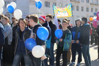 Первомайская демонстрация трудящихся Орджоникидзевского района