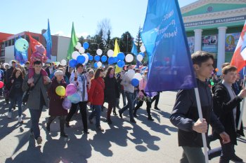 Первомайская демонстрация трудящихся Орджоникидзевского района