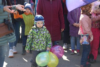 Первомайская демонстрация трудящихся Орджоникидзевского района