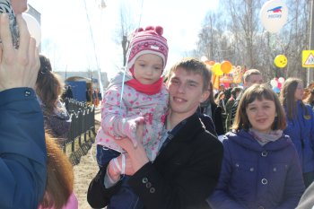 Первомайская демонстрация трудящихся Орджоникидзевского района
