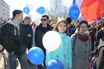 Первомайская демонстрация трудящихся Орджоникидзевского района