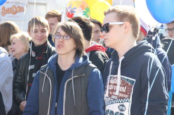 Первомайская демонстрация трудящихся Орджоникидзевского района