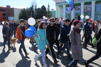 Первомайская демонстрация трудящихся Орджоникидзевского района