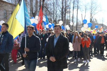 Первомайская демонстрация трудящихся Орджоникидзевского района