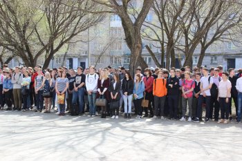 Митинг в честь 74 годовщины Великой Победы