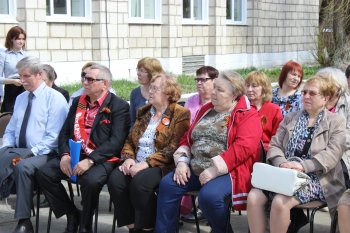 Митинг в честь 74 годовщины Великой Победы