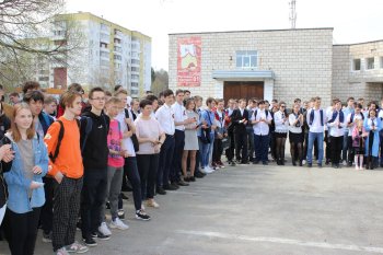 Митинг в честь 74 годовщины Великой Победы