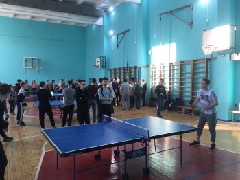 Cоревнования по настольному теннису